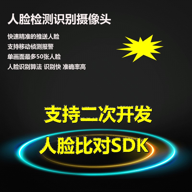 人脸识别算法 支持二次开发 活人脸比对SDK 中小型人脸库